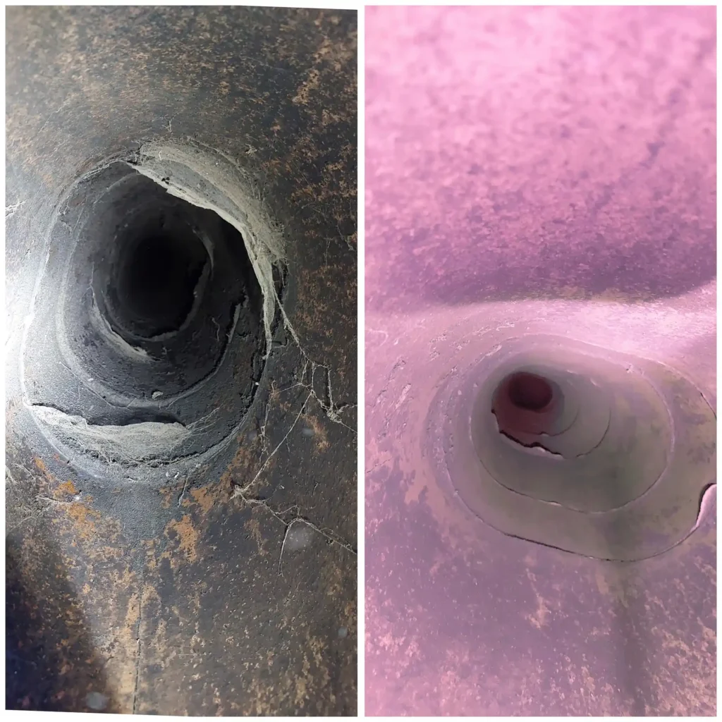 before after chimney sweep